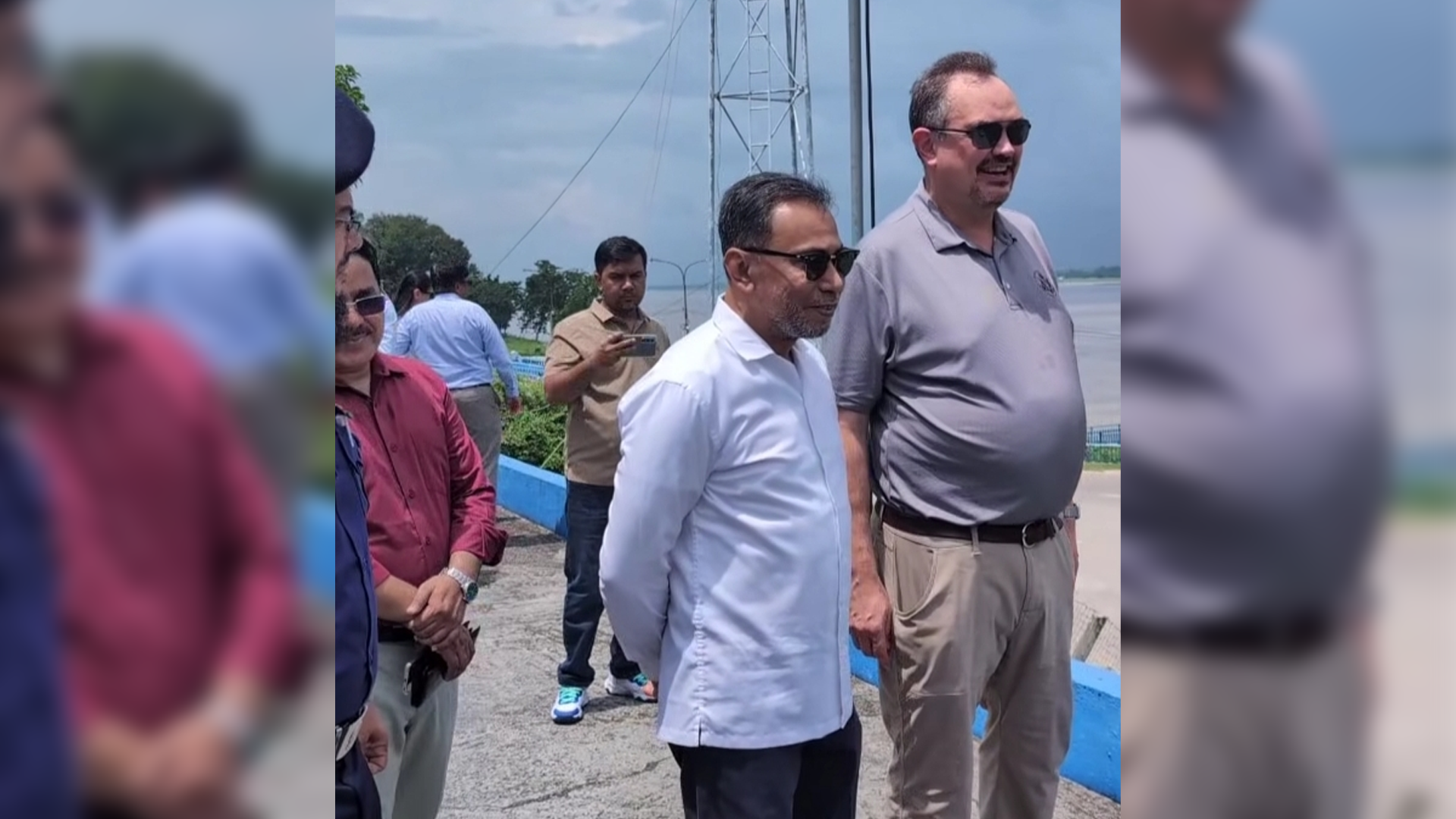 তিস্তা ব্যারাজ পরিদর্শনে মার্কিন রাষ্ট্রদূত ব্রেন্ট টি. ক্রিস্টেনসেন